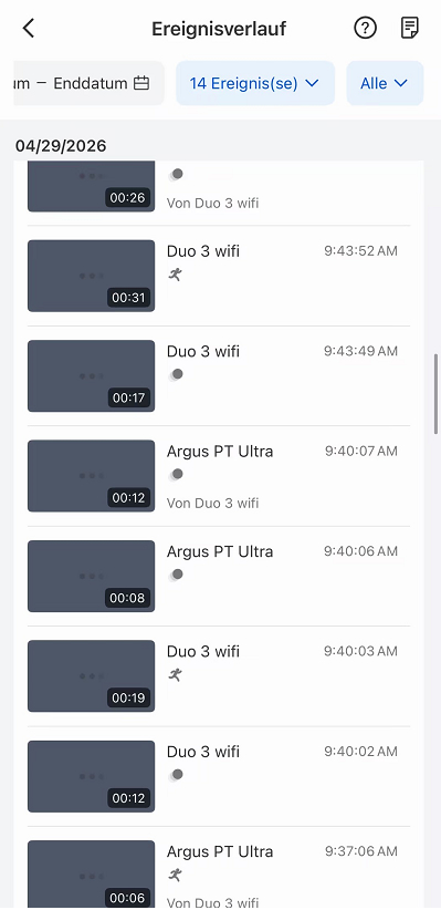 event history
