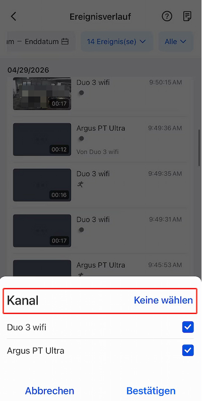 select channel