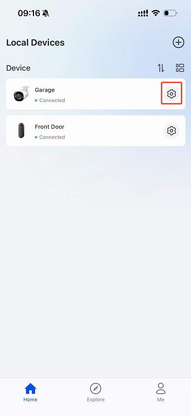 device settings