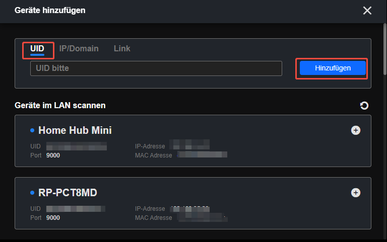 input UID