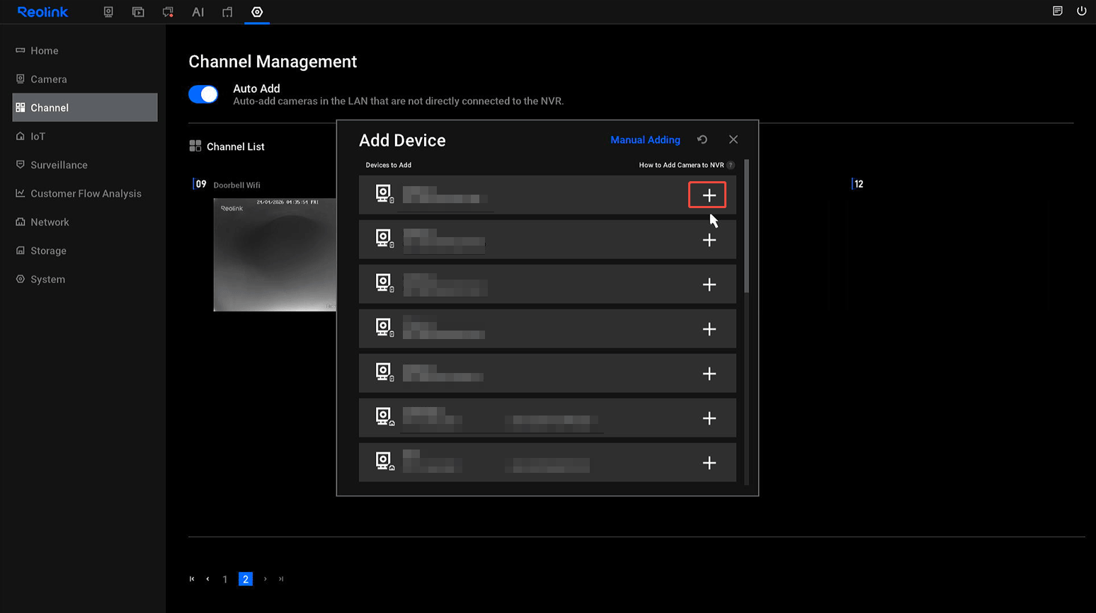 Add devices