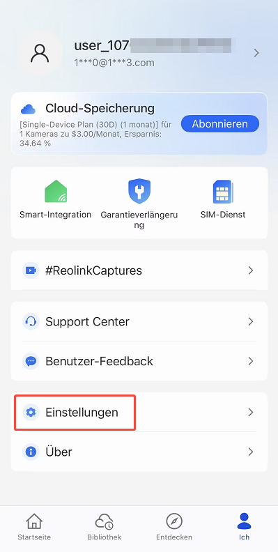 device settings