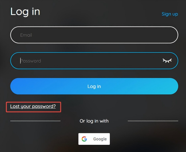forget your password
