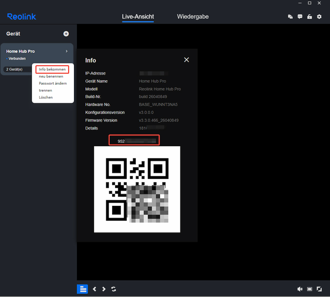 hume hub client info UID