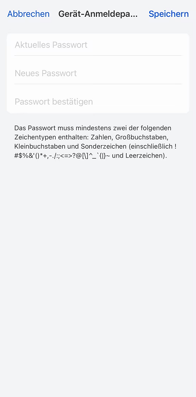 creat new password