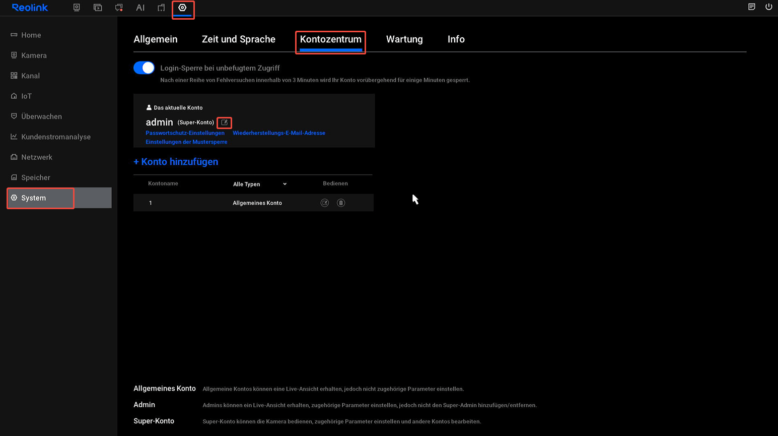 new UI change password