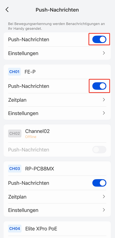 nvr push notifications