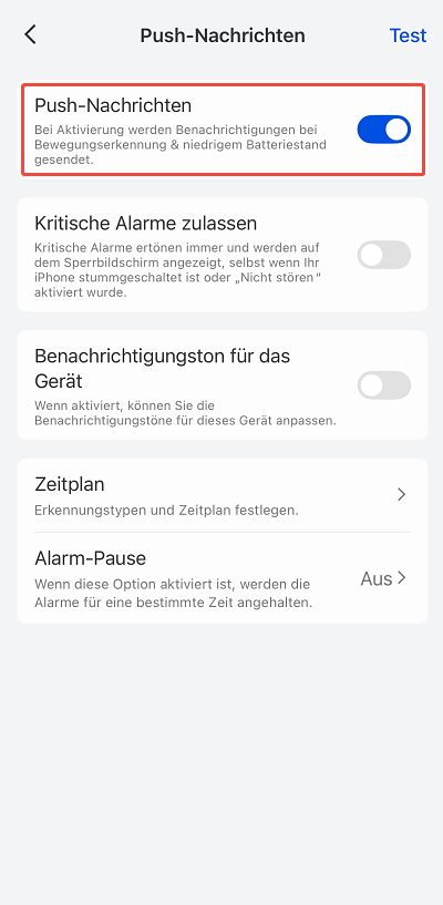 push notifications