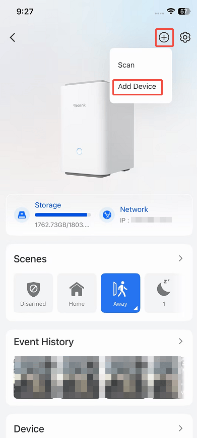Add device