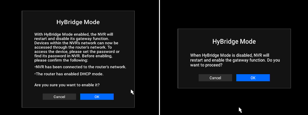 hybridge mode