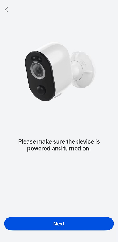 make sure device is powered
