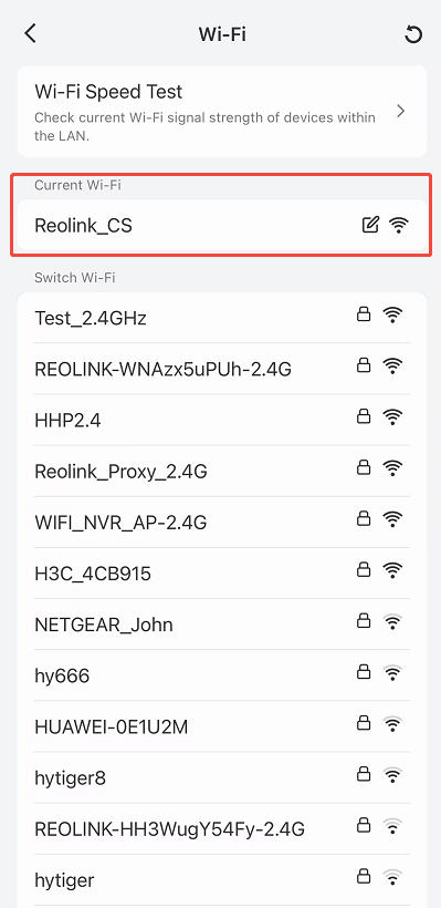 current wifi