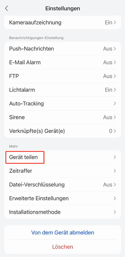  Device Settings