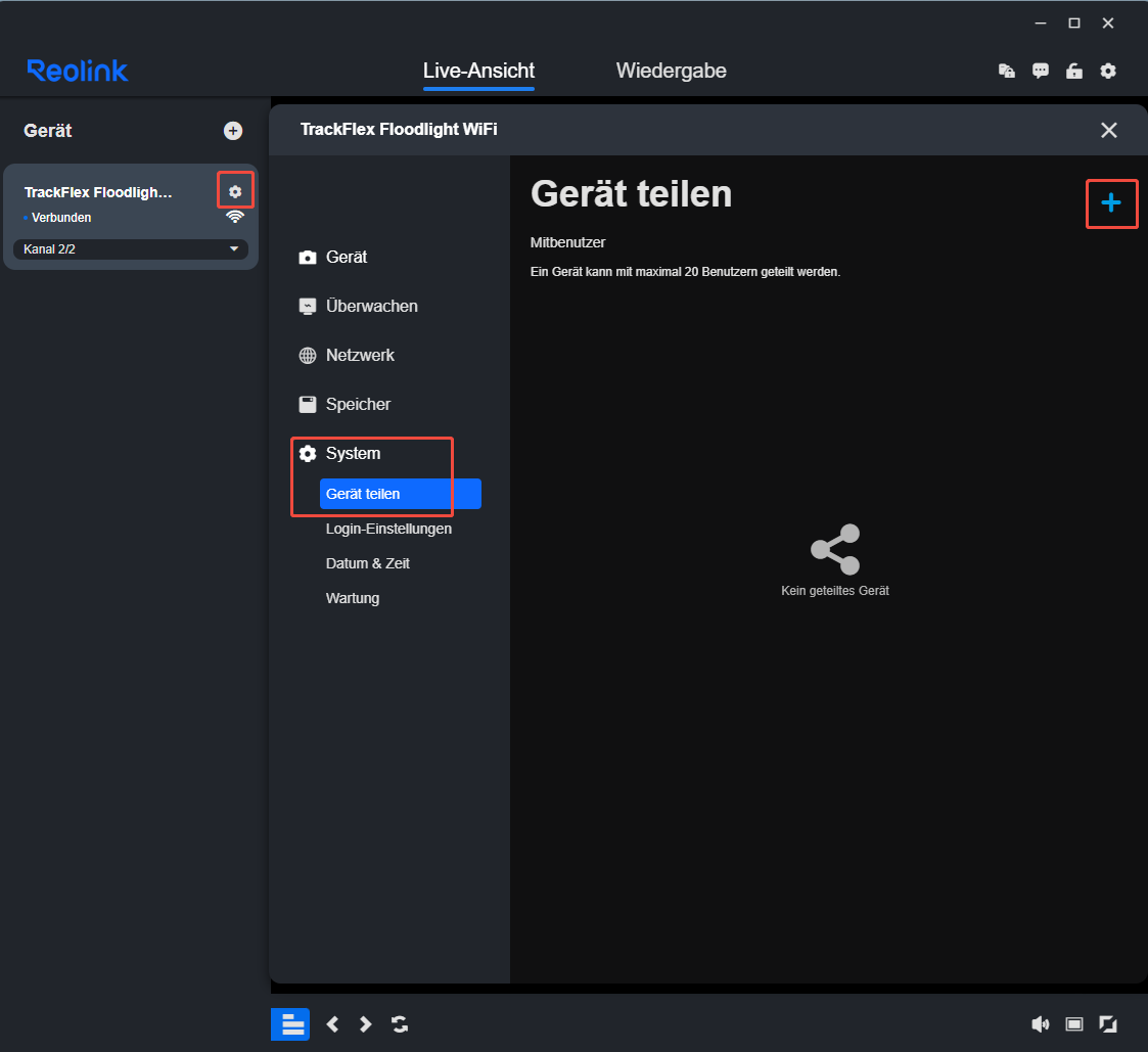 client Share Device