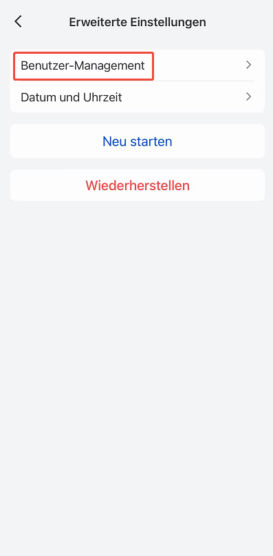 user management