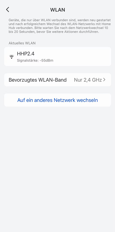 home hub camera current wifi