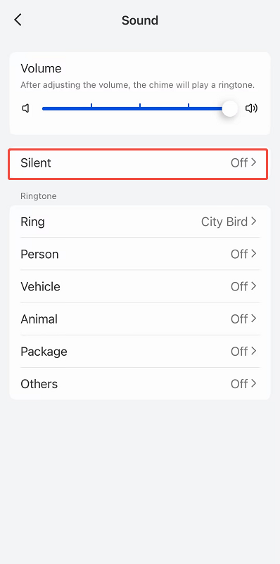 Reolink chime sound