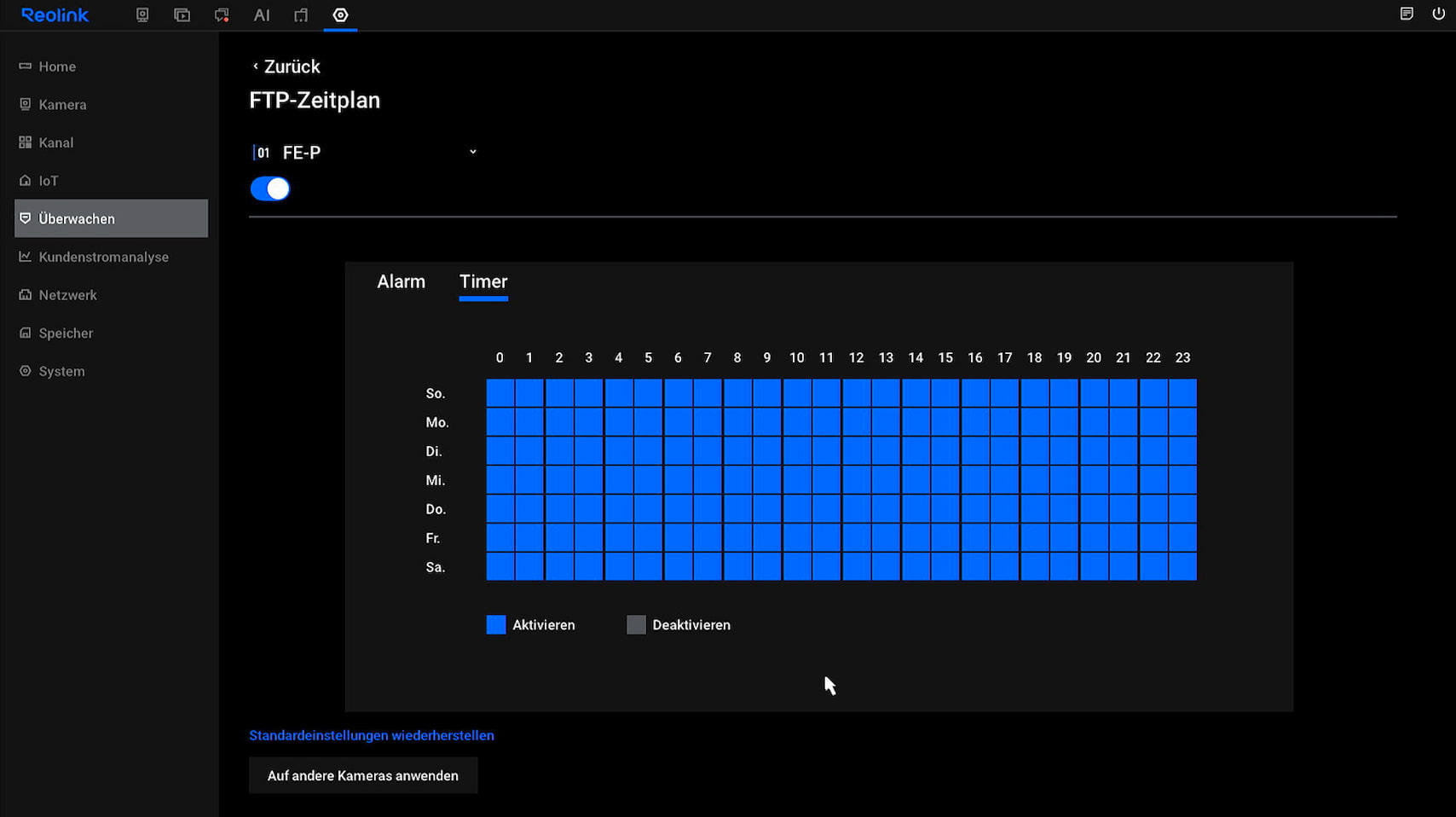 New UI FTP schedule