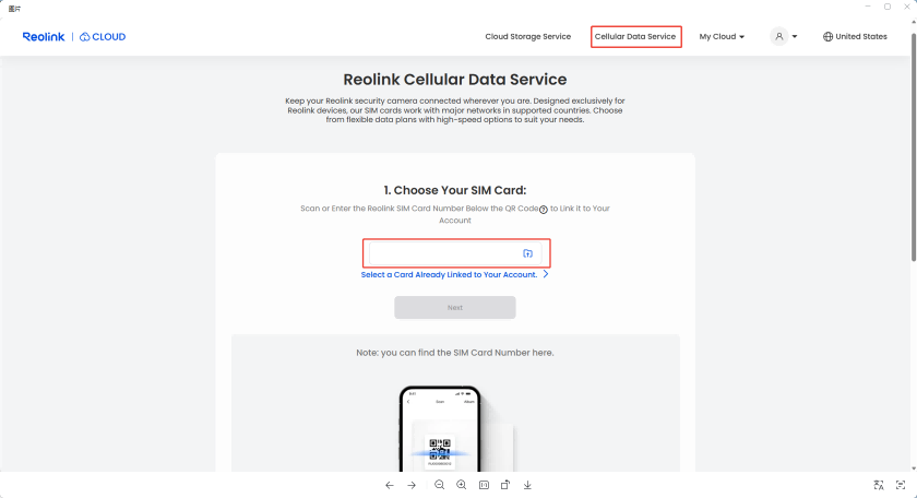 fill in sim card