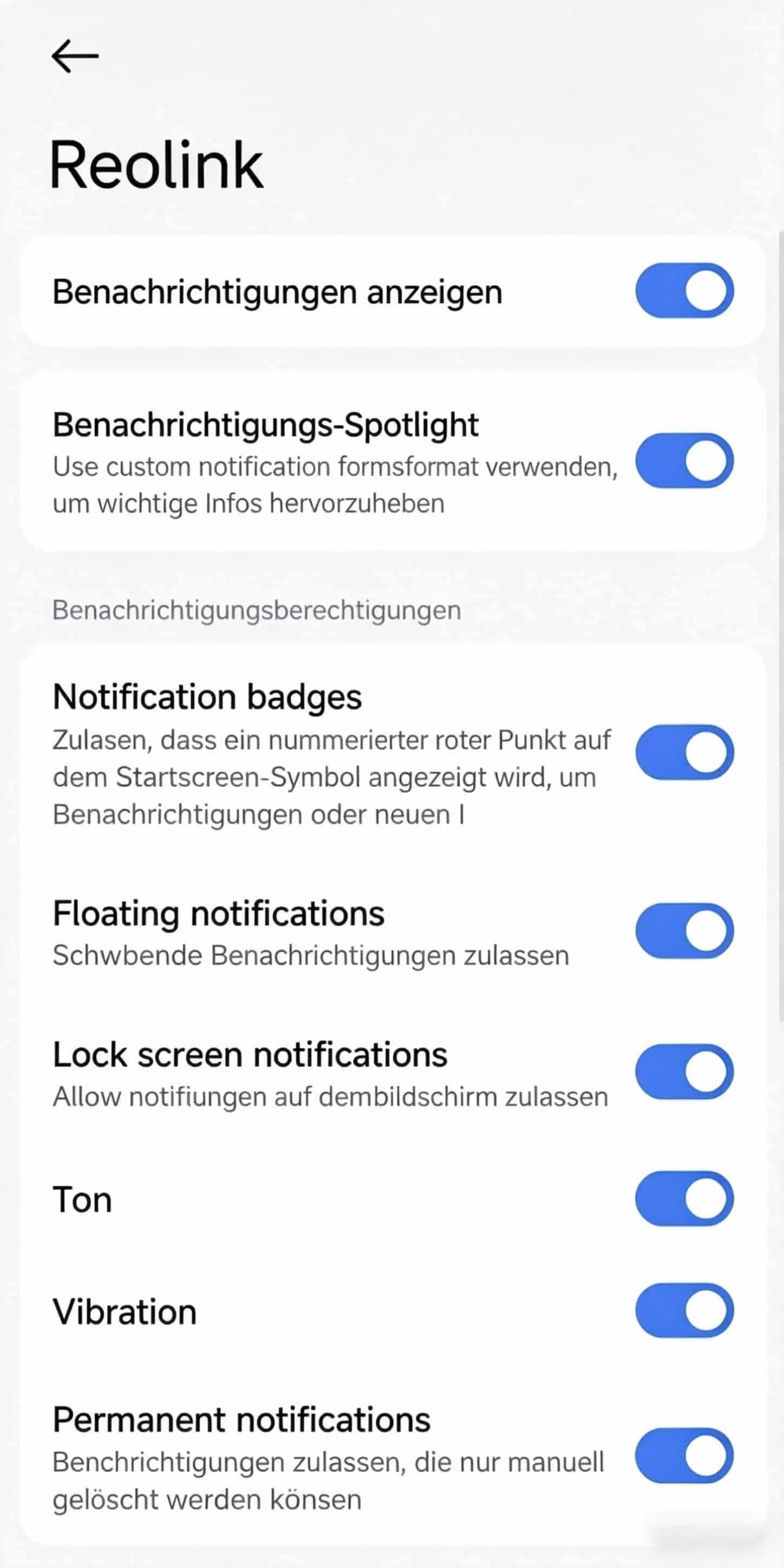 androidallow notifications