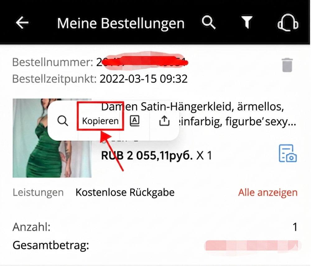 aliexpress order id