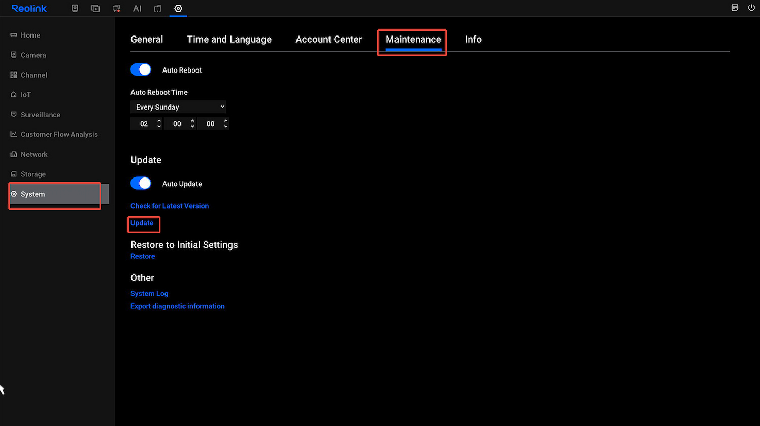 new UI firmware update