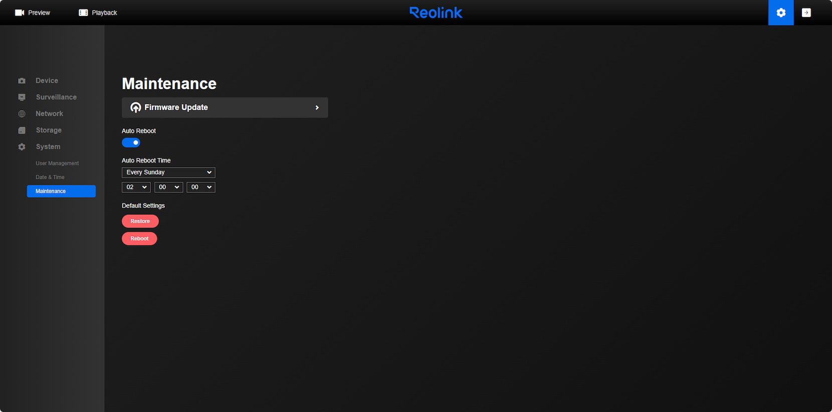 web firmware