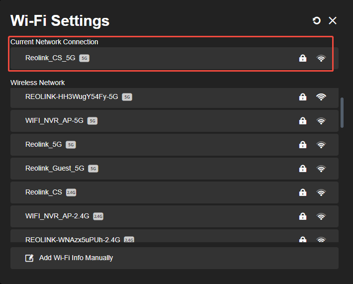 web current wifi