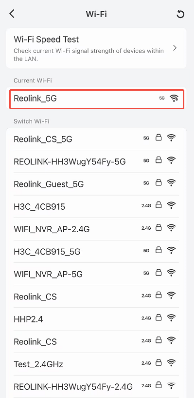 current wifi