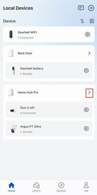 enter home hub