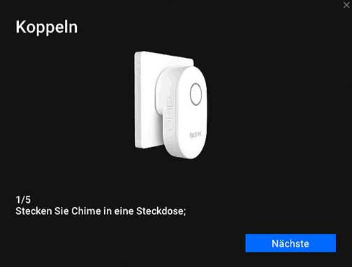 nvr plug chime into socket