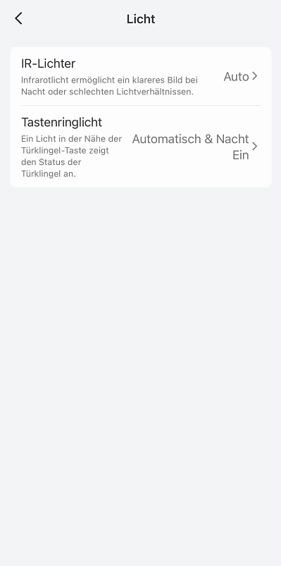 doorbell light page