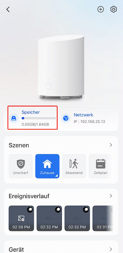 homehub storage