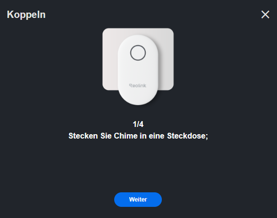 client plug chime into socket