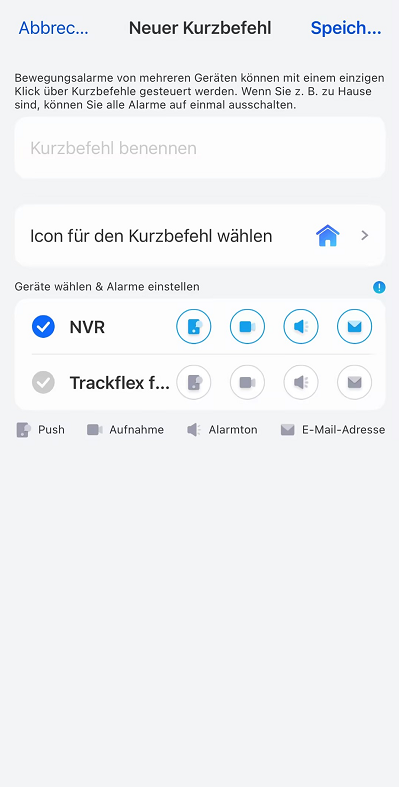 APP add new shotcuts