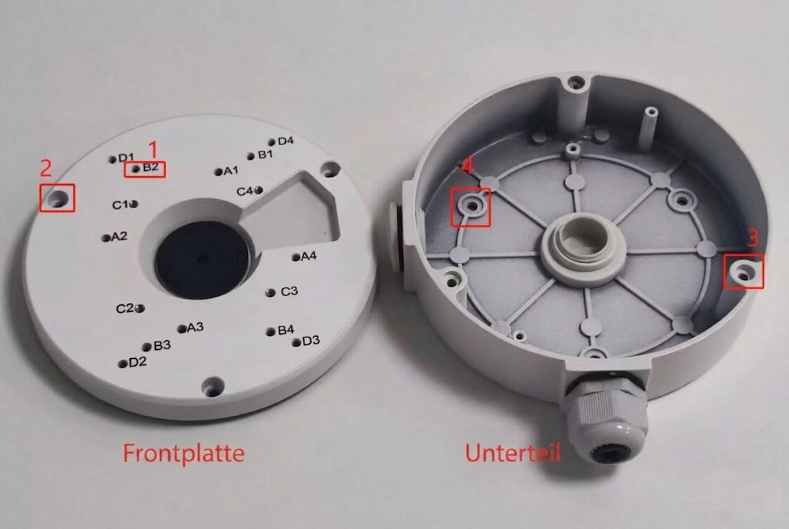 Screw Holes on the Junction Box