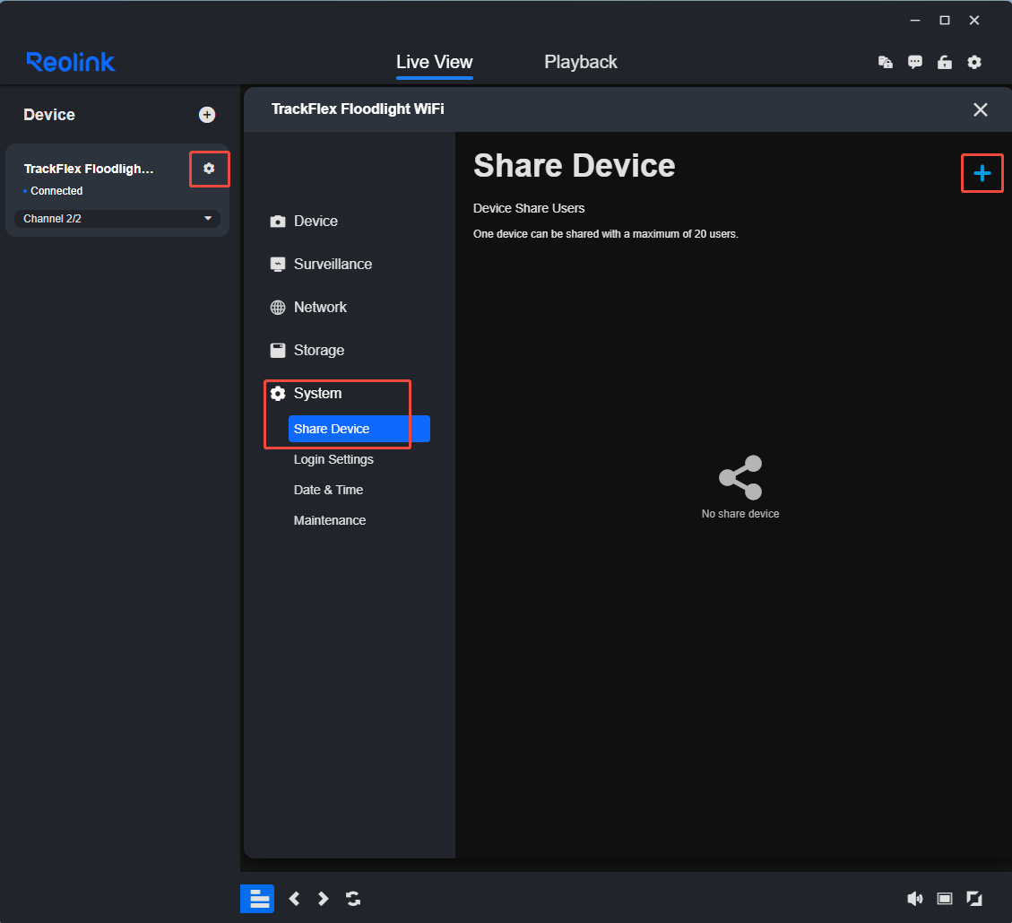 client Share Device