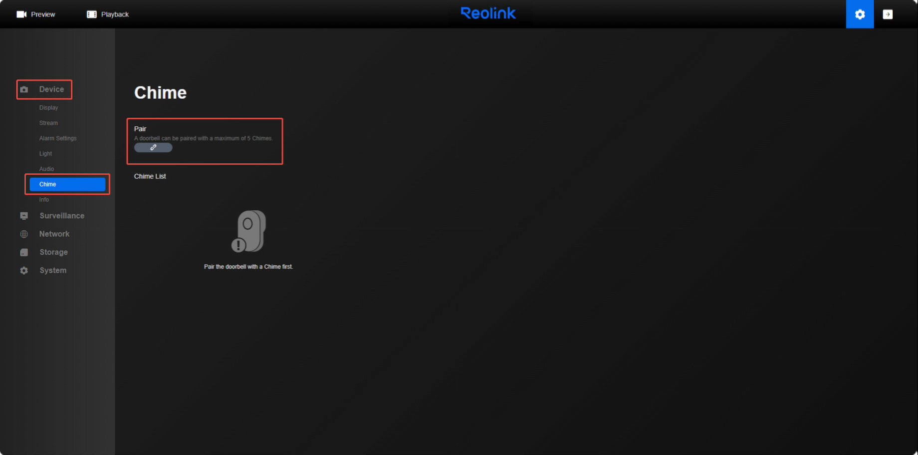 web chime