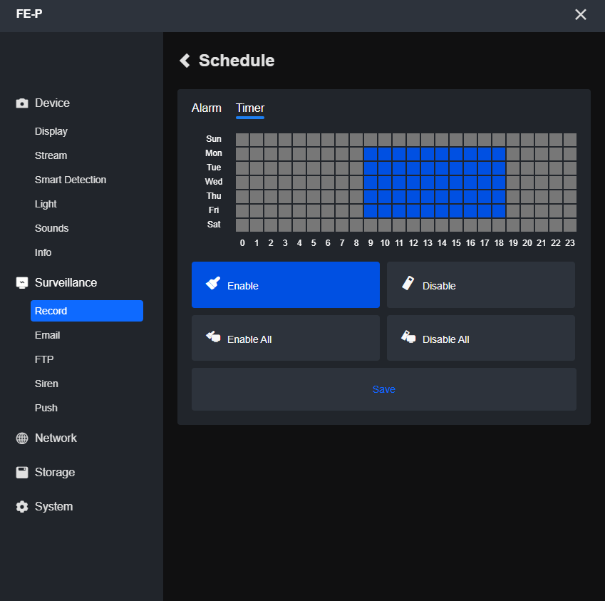 paint schedule