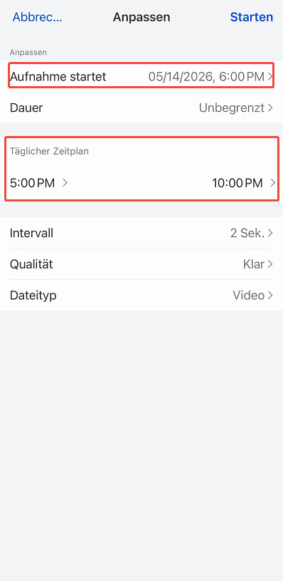 Finish Capture Automatically