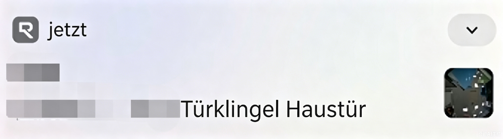 app notification