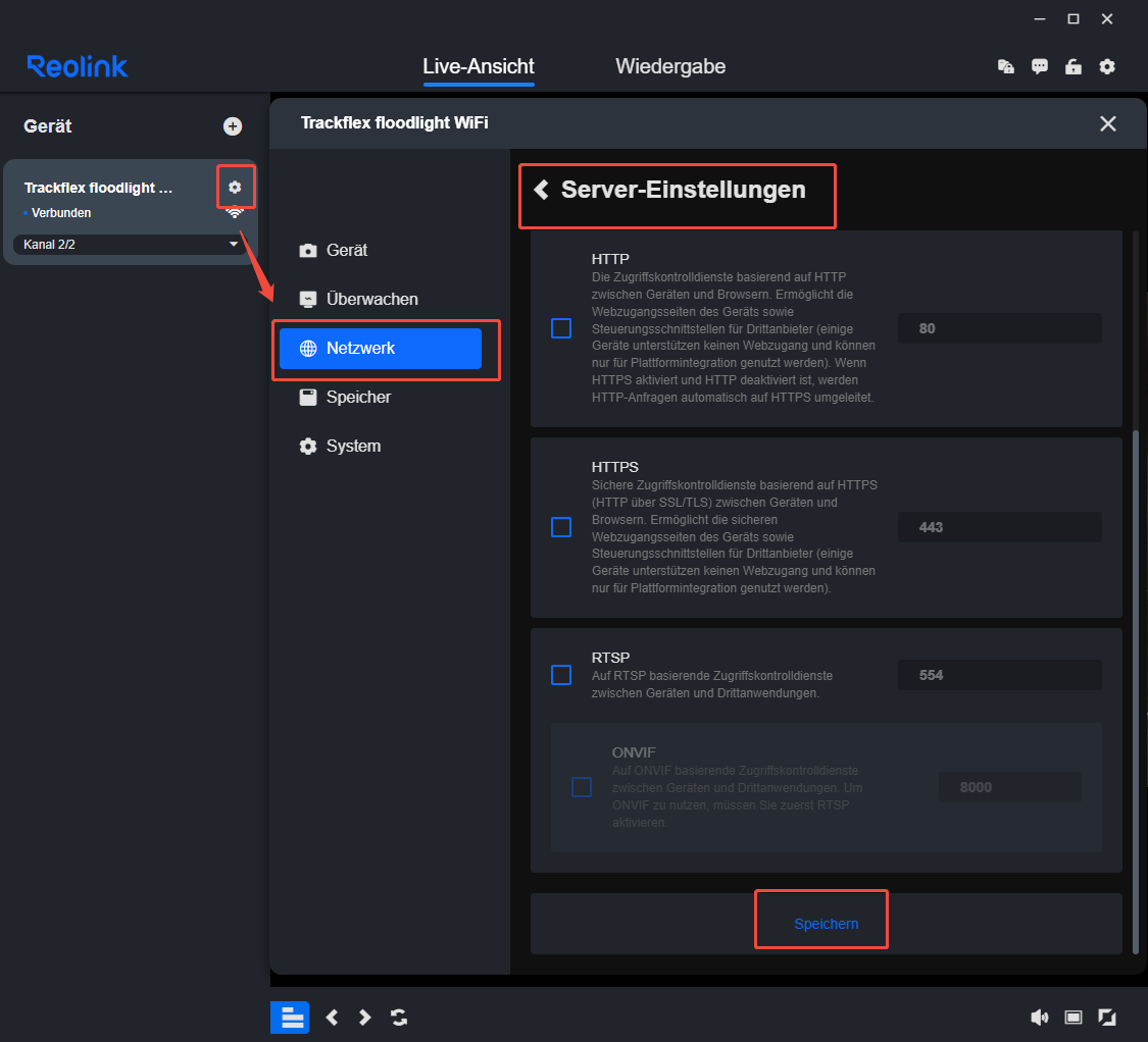 client port