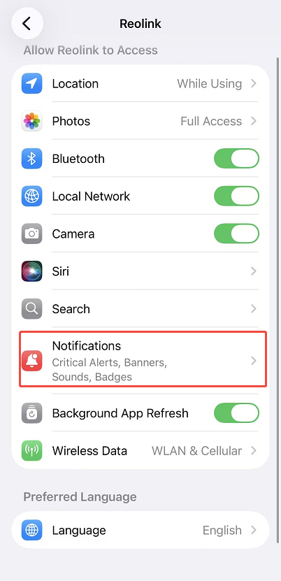iOS notifications