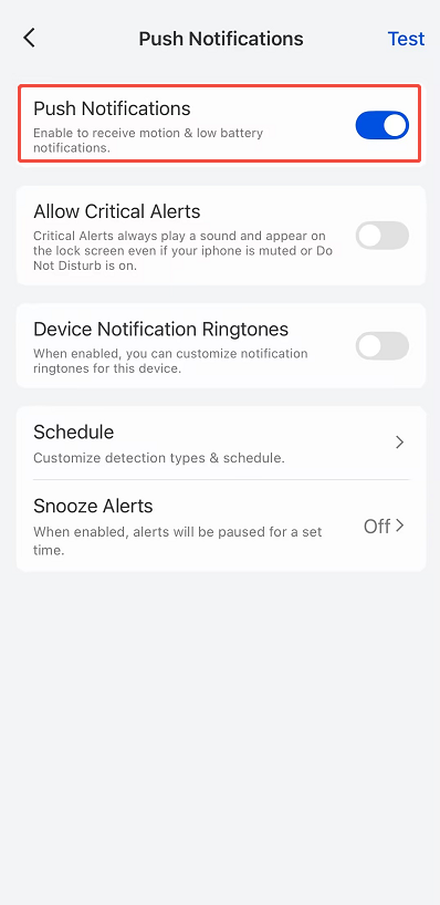 push notifications