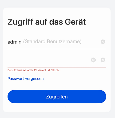 app device wrong