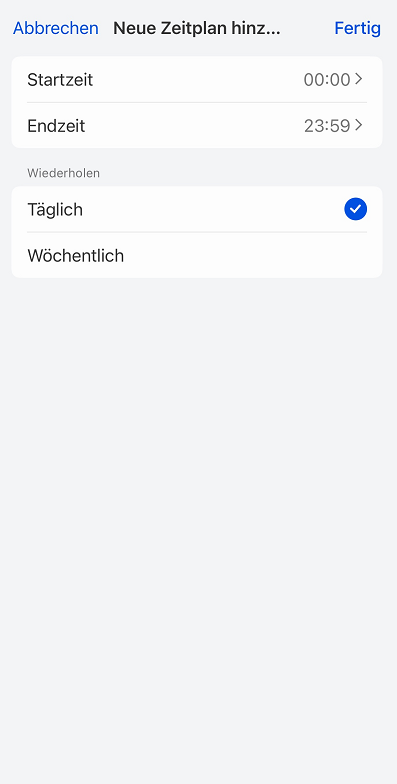 new schedule