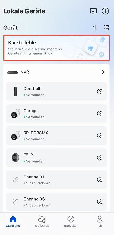 APP shotcuts
