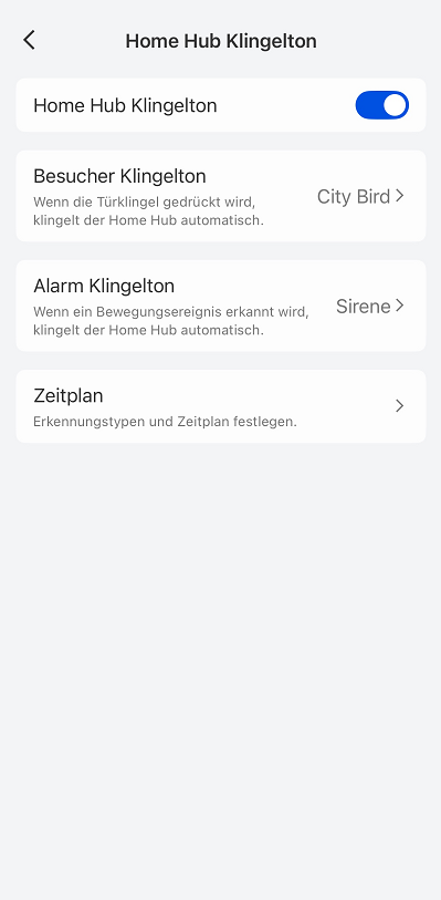 home hub ring