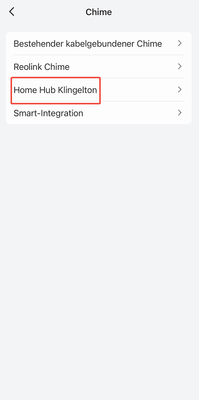 homehub chime select