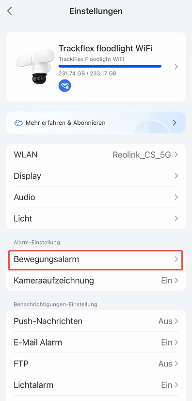 Detection Alarm